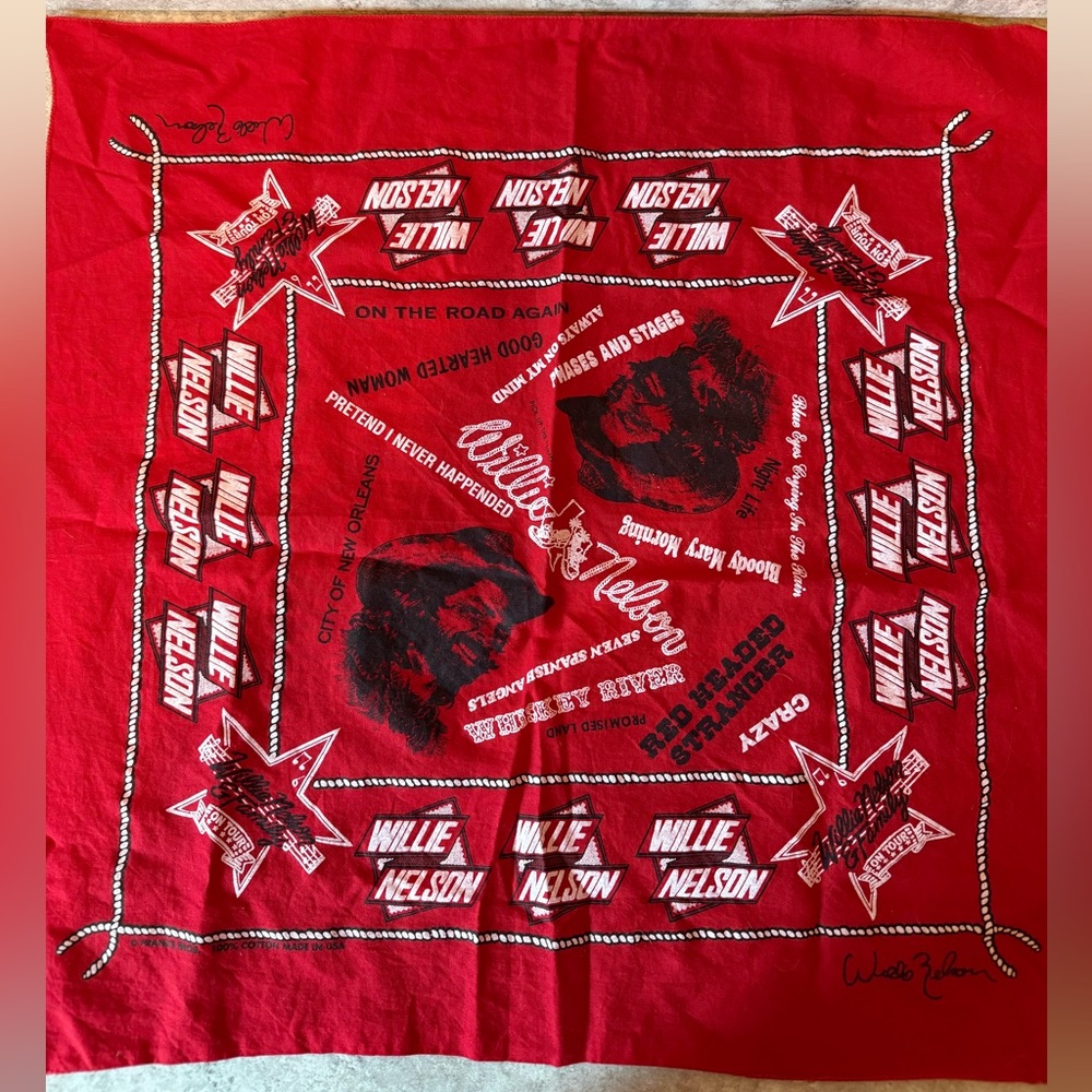 Willie Nelson Bandana